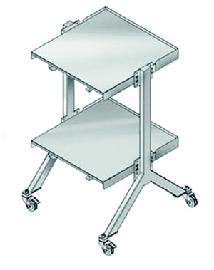 Movable oven trolley