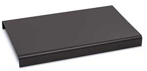 Rear oven panel (Black)