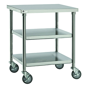 Movable oven trolley