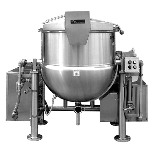 HAMKDL-T: direct steam tilting mixer kettle, horizontal agitator