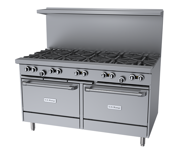 US Range U60-10 U-Series 60" Open Burner Range