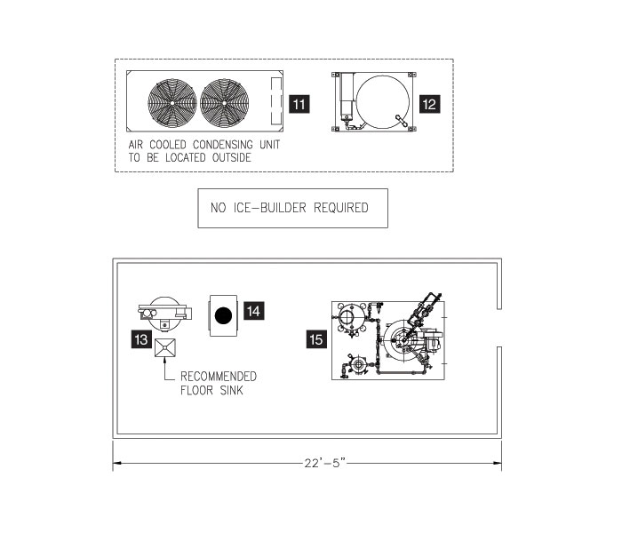 Cook chill system plan D: 5,000 meals per day (sample B)